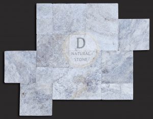 silver travertine
