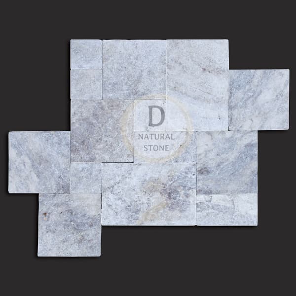 silver travertine set 1 travertine silver
